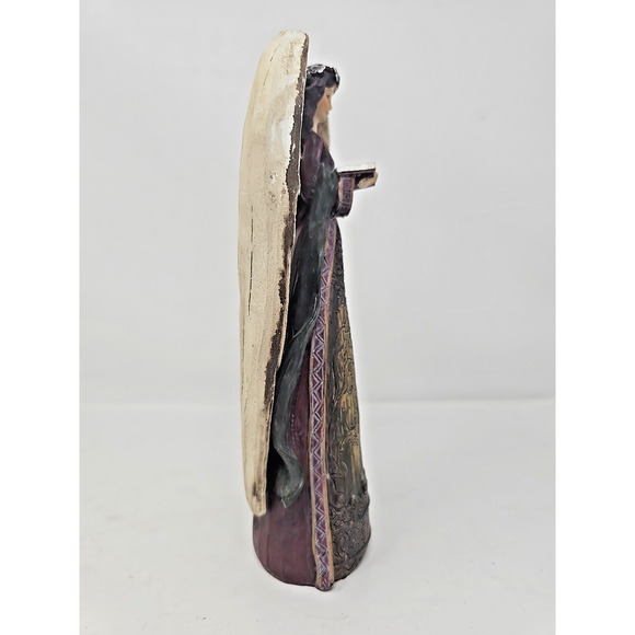 Collectible Nativity Angel Holding A Book 8.25"H U191 - Picture 6 of 7